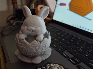 Easter Bunny In Easter Egg