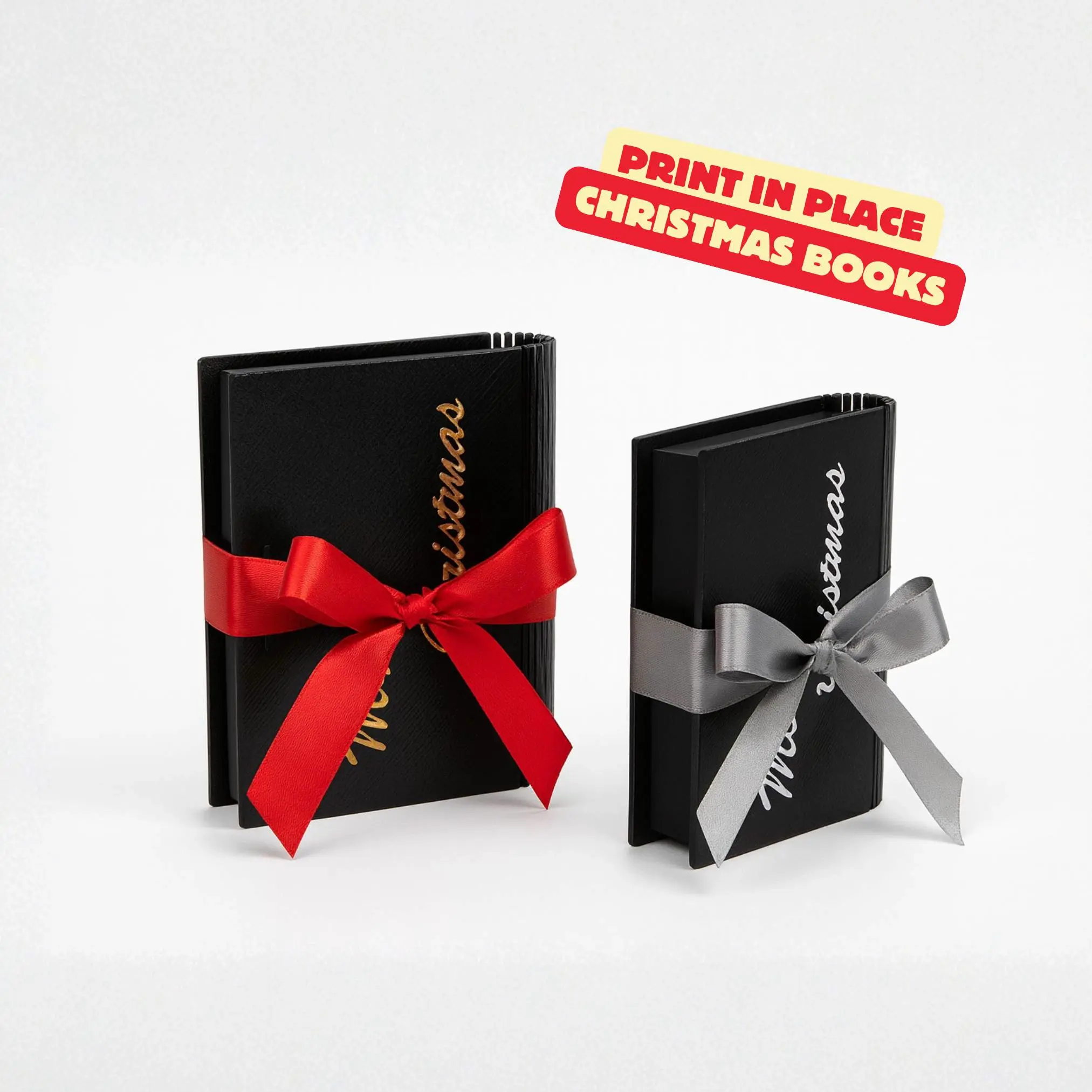 PRINT IN PLACE CHRISTMAS BOOKS / GIFT BOX IDEA
