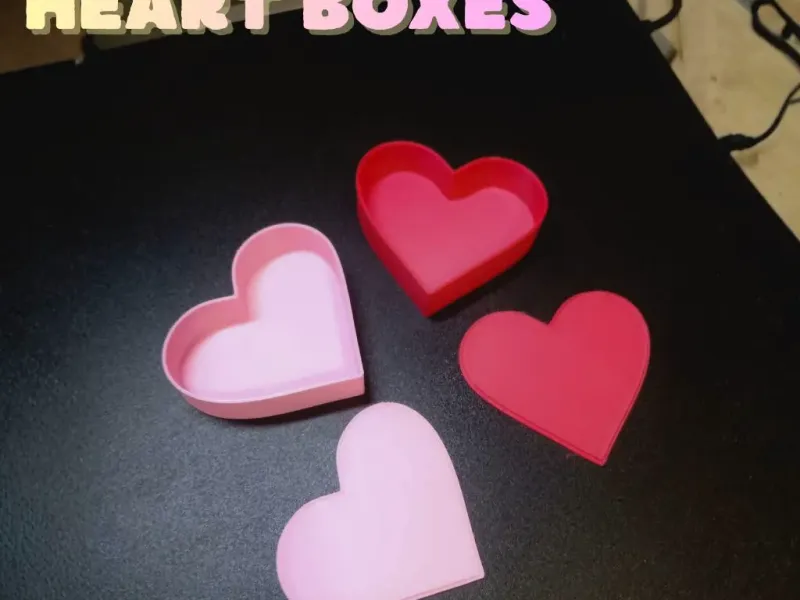 Mini Heart boxes