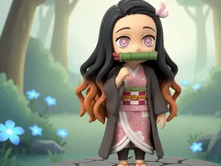 figura animada de nezuko kamado