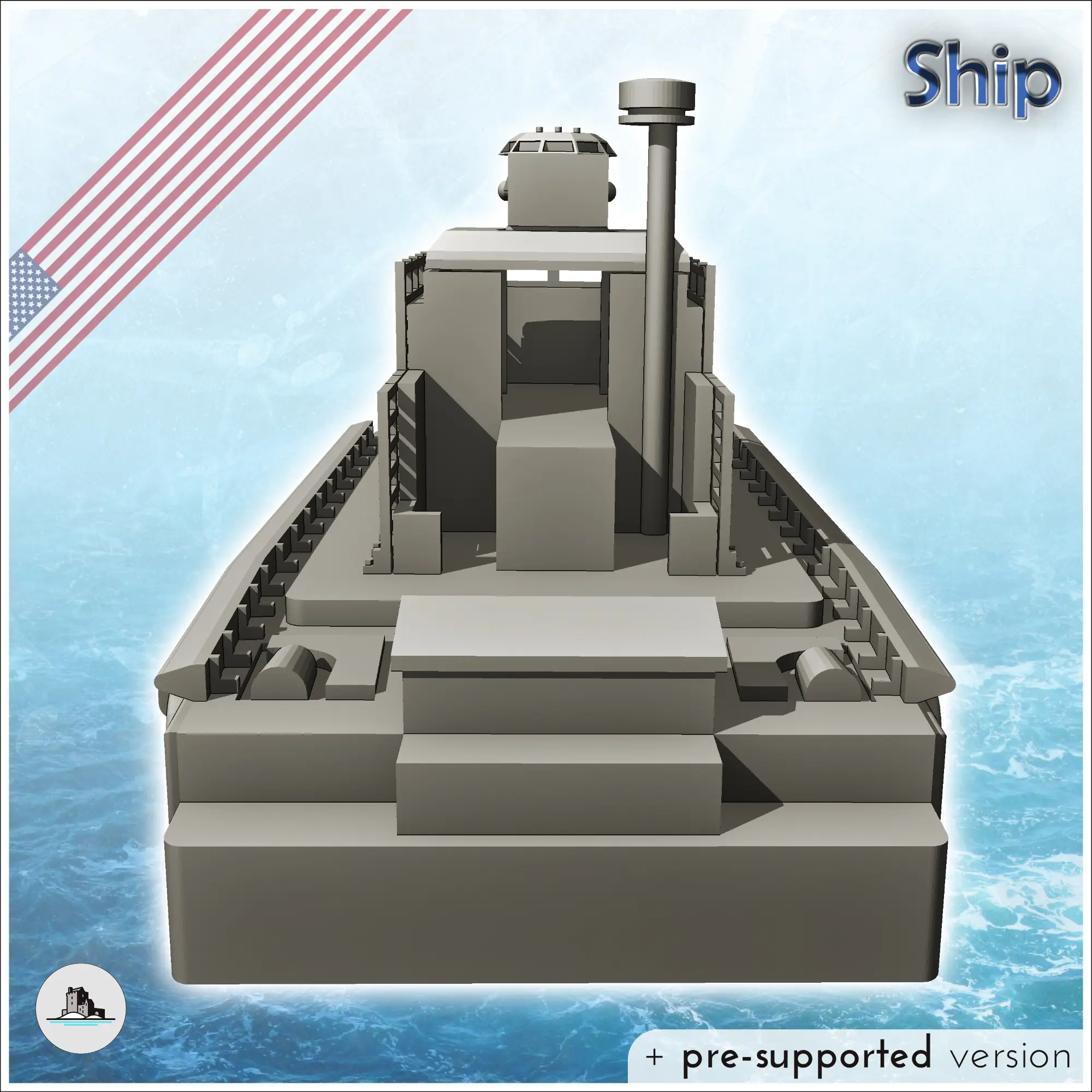 LMC-6 ATC Zippo Flamethrower patrol boat - miniatures warham