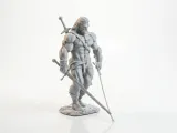 Buff Geralt Warrior Figurine 3D Printable-2