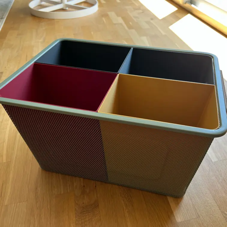Ikea TROFAST big metal box quarter organizer