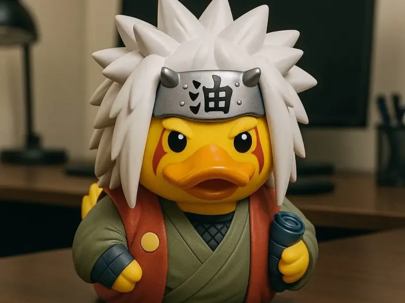 Paperella di gomma - Jiraiya Naruto - Stampa 3D