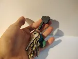 Minecraft axe keychain-5