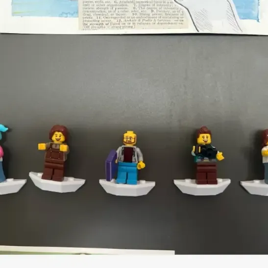 Magnetische Lego-houder
