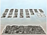 Large set of futuristic tiles for base or death star with va-1