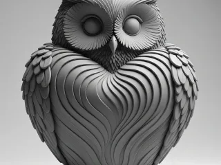 owl sculpture 