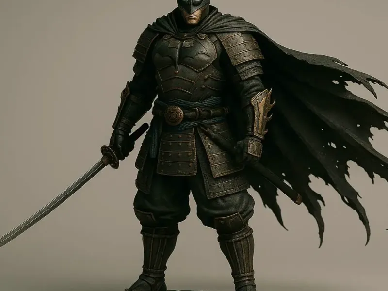 Action Figure Batman Conceito Samurai Cego Mutiverso