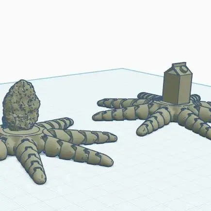Milk/nugget fidget octopus