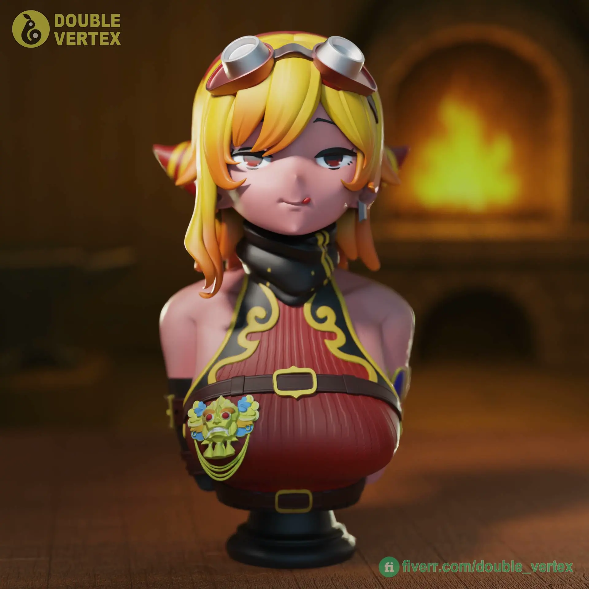 Kaela Kovalskia - Hololive ID VTuber Bust Figure