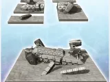 Carcass of freighter cargo hauler spaceship (1) - miniatures-2