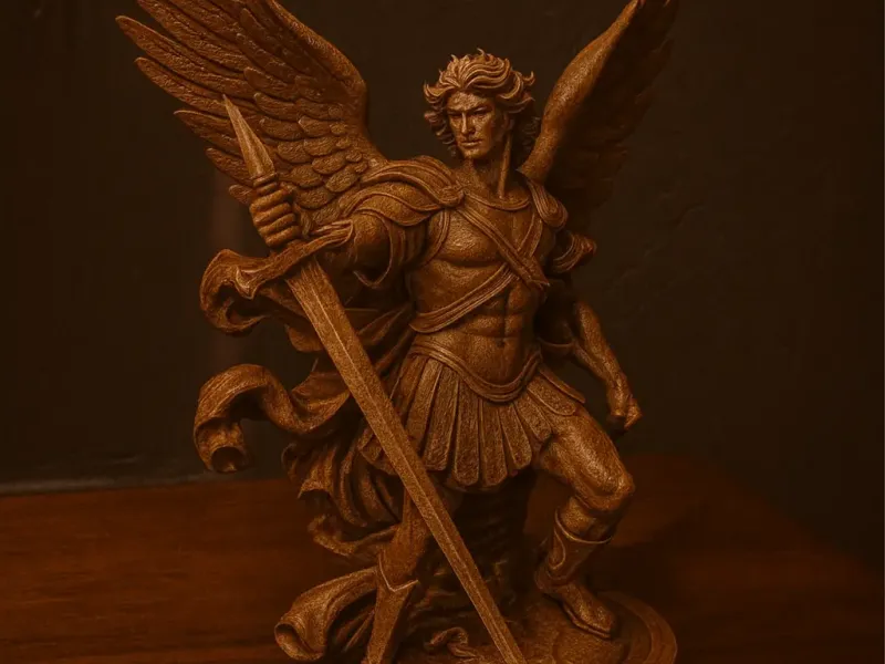 Archangel Michael statuette