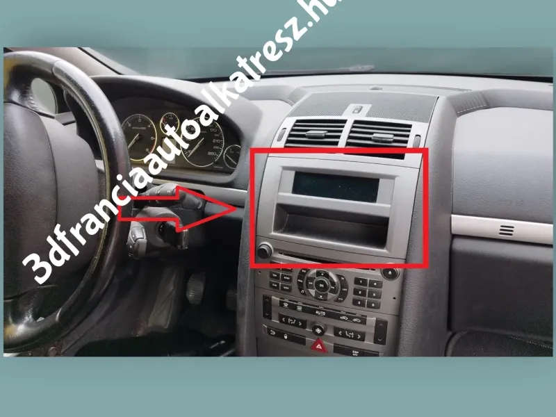 Marco de la pantalla del panel de instrumentos del Peugeot 407 9657788777