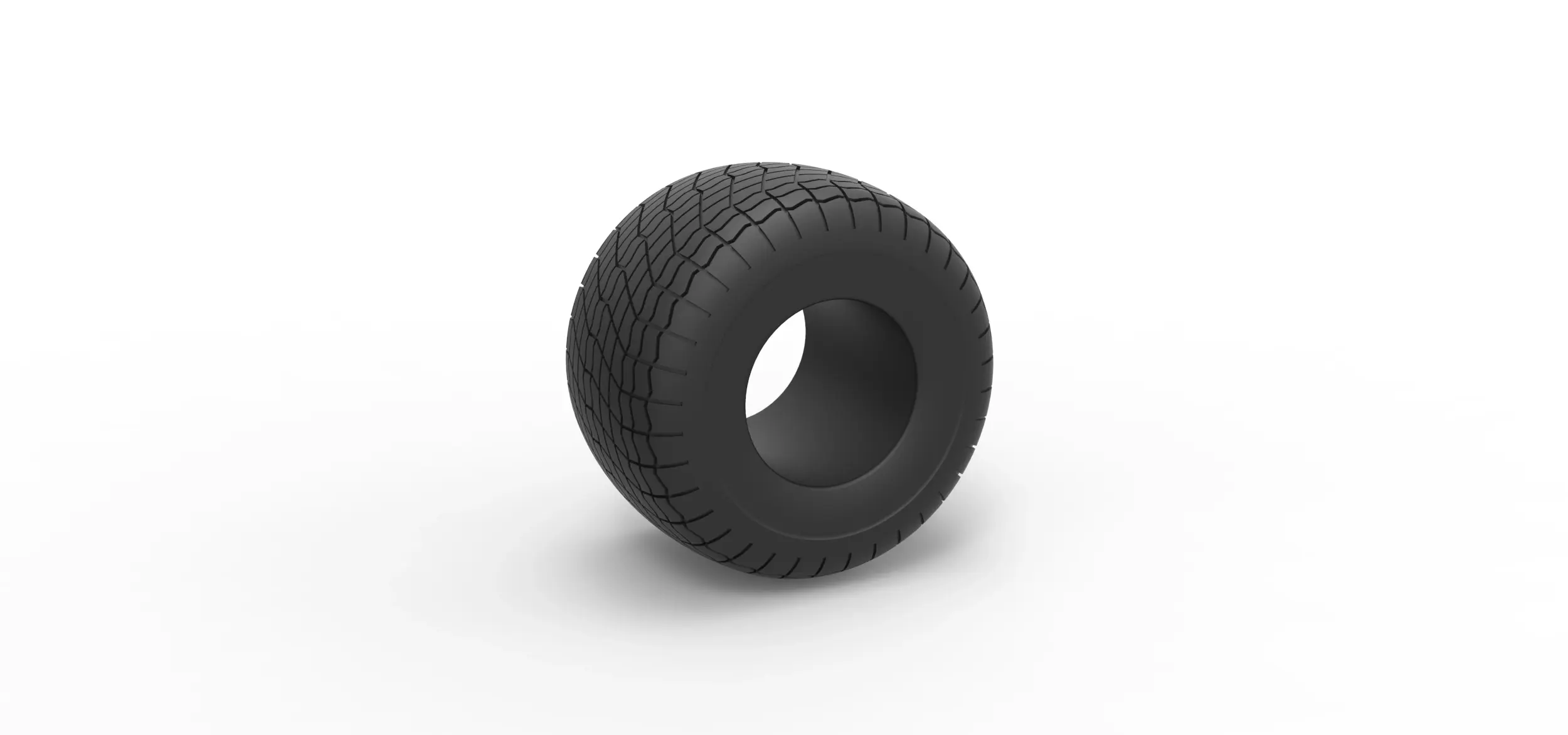 Monster Jam tire 33 Scale 1:25