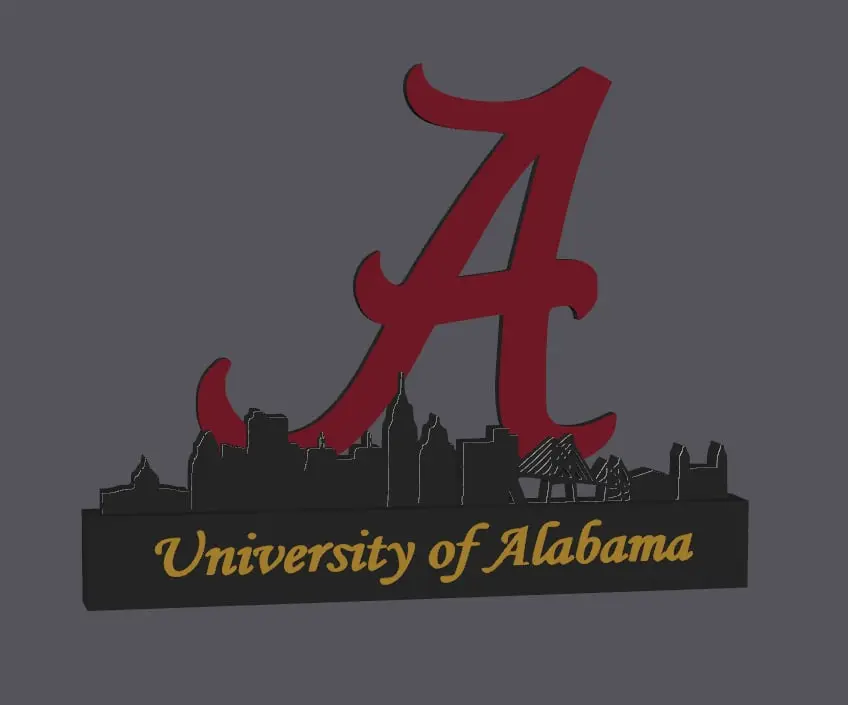 NCAA - University of Alabama skyline