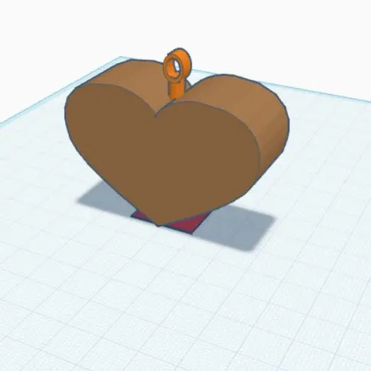 Simple Heart Ornament (free, only private use)