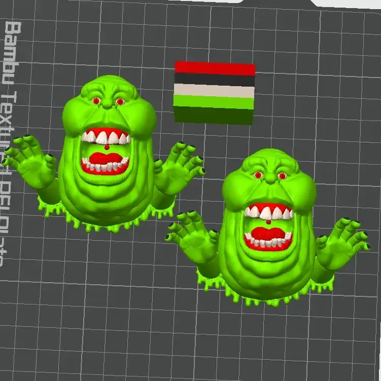 Slimer from Ghostbusters Magnet / 3MF Included / No Supports