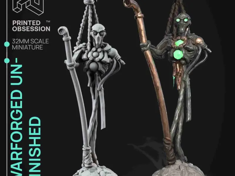 Warforged - Incompleate-Foundlings-Presupported - 32mm scale