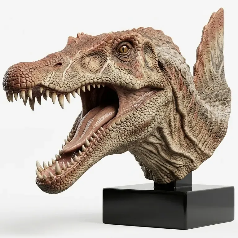 Spinosaurus head.