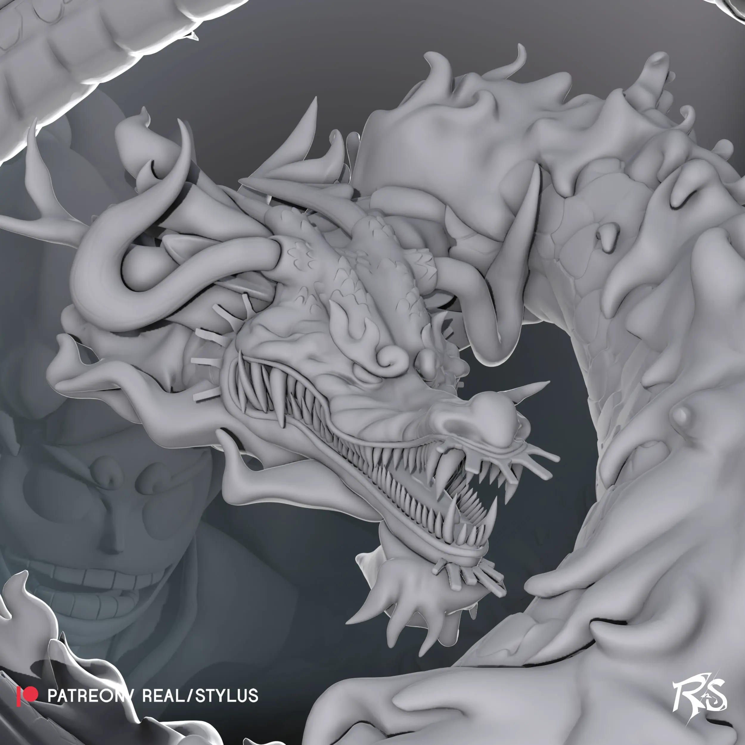LUFFY GEAR 5 3D PRINT - STYLIZED