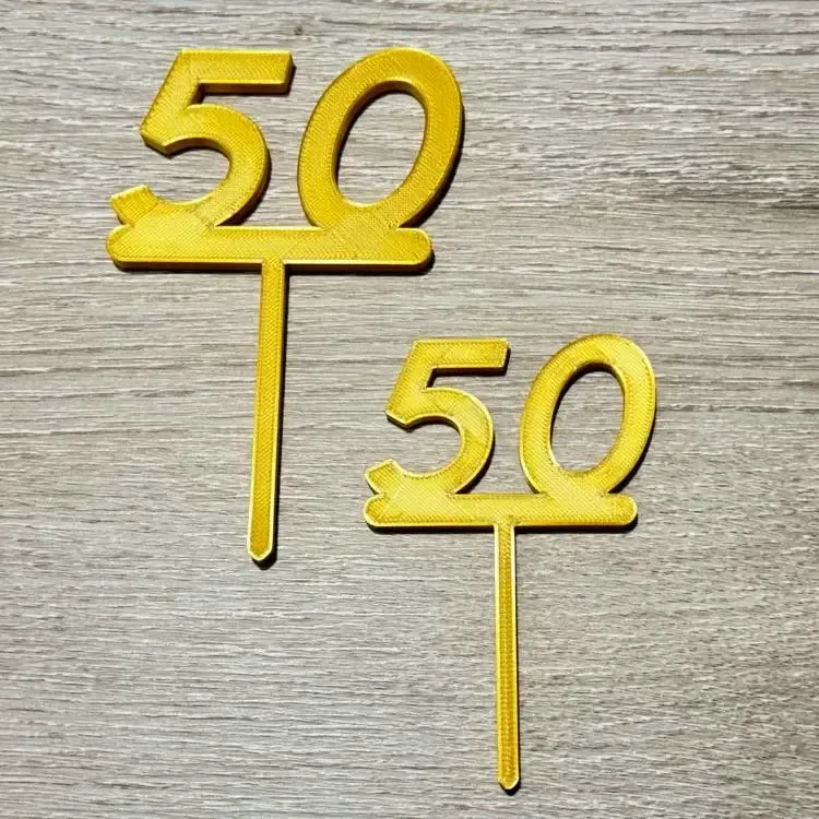 Cake topper 50 years old