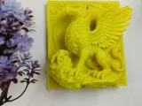Wall panel with a Griffin design-4