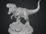T-Rex Dinosaur Statue 🦖💥-1