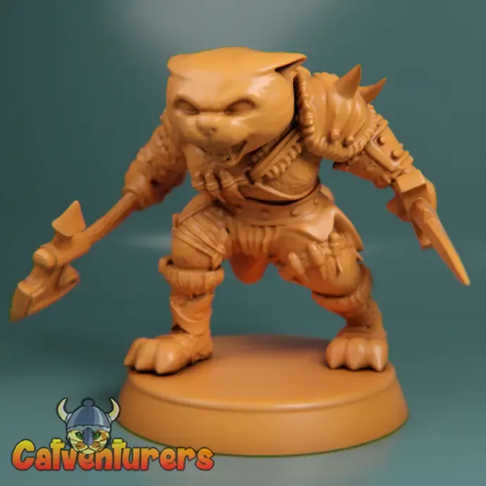 猫族バーバリアン戦士