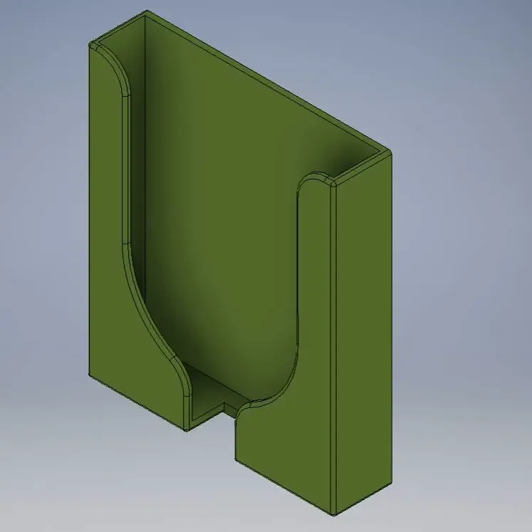 Wall phone holder