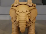 Armored Elephant Planter Box 3D STL Model-7