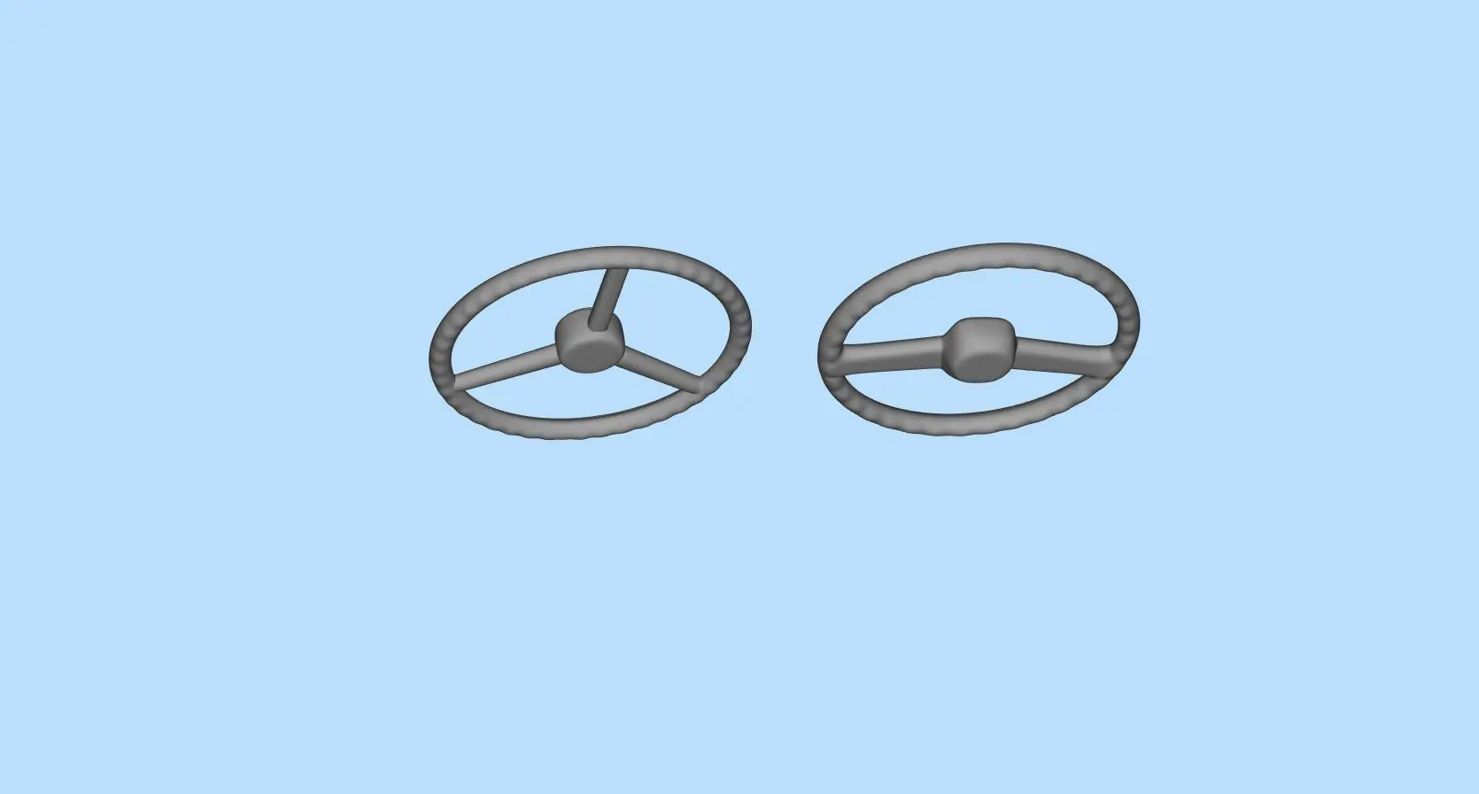 Volante para camião semi-modelo kits Impressão 3d STL grátis