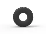 Military truck tire 6 Scale 1:25-4