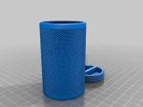 Knurled Flush Screw Lid Container - 50mm X 80mm-0