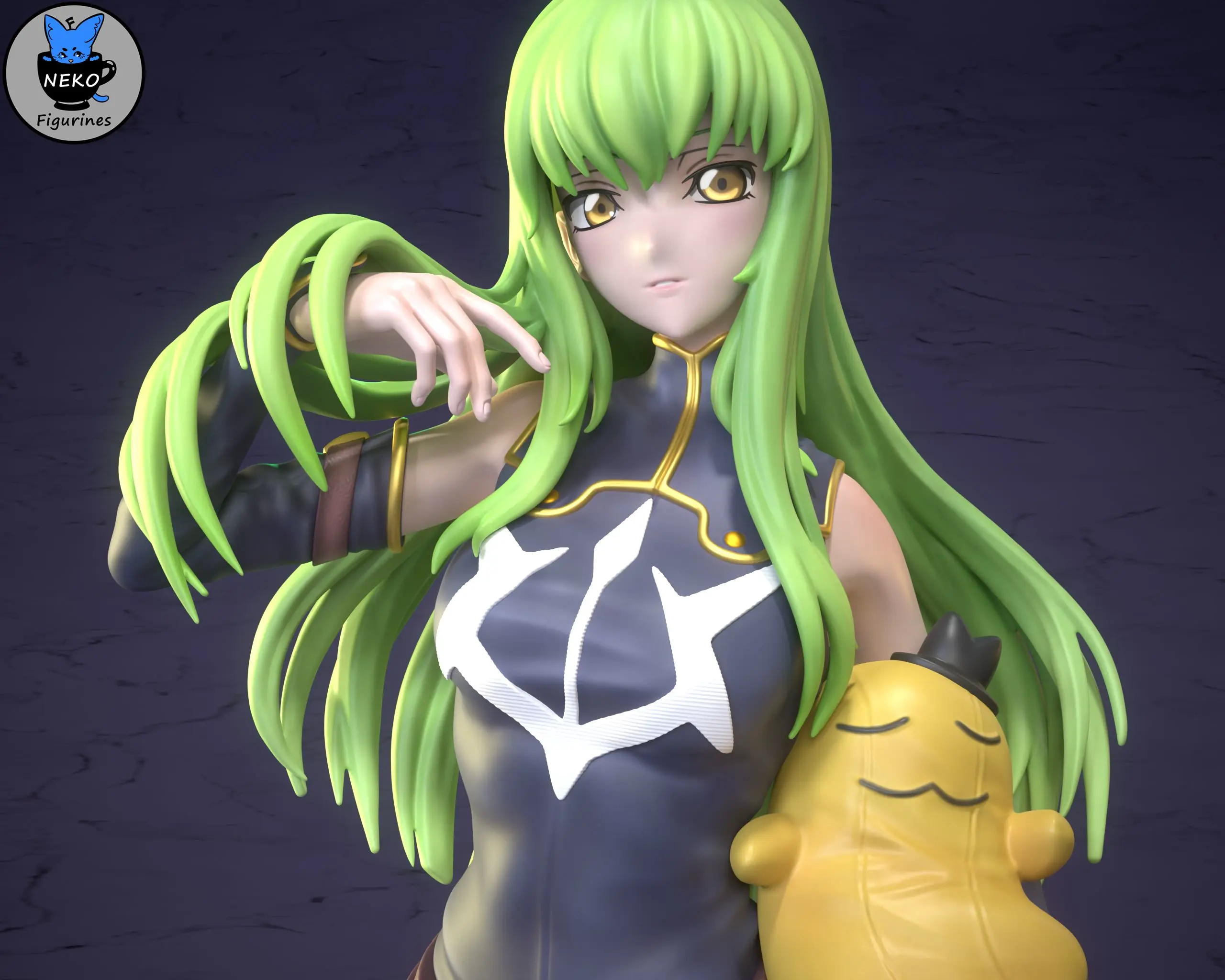 Lelouch and C.C - CODE GEASS Anime Figurine for 3D Printing