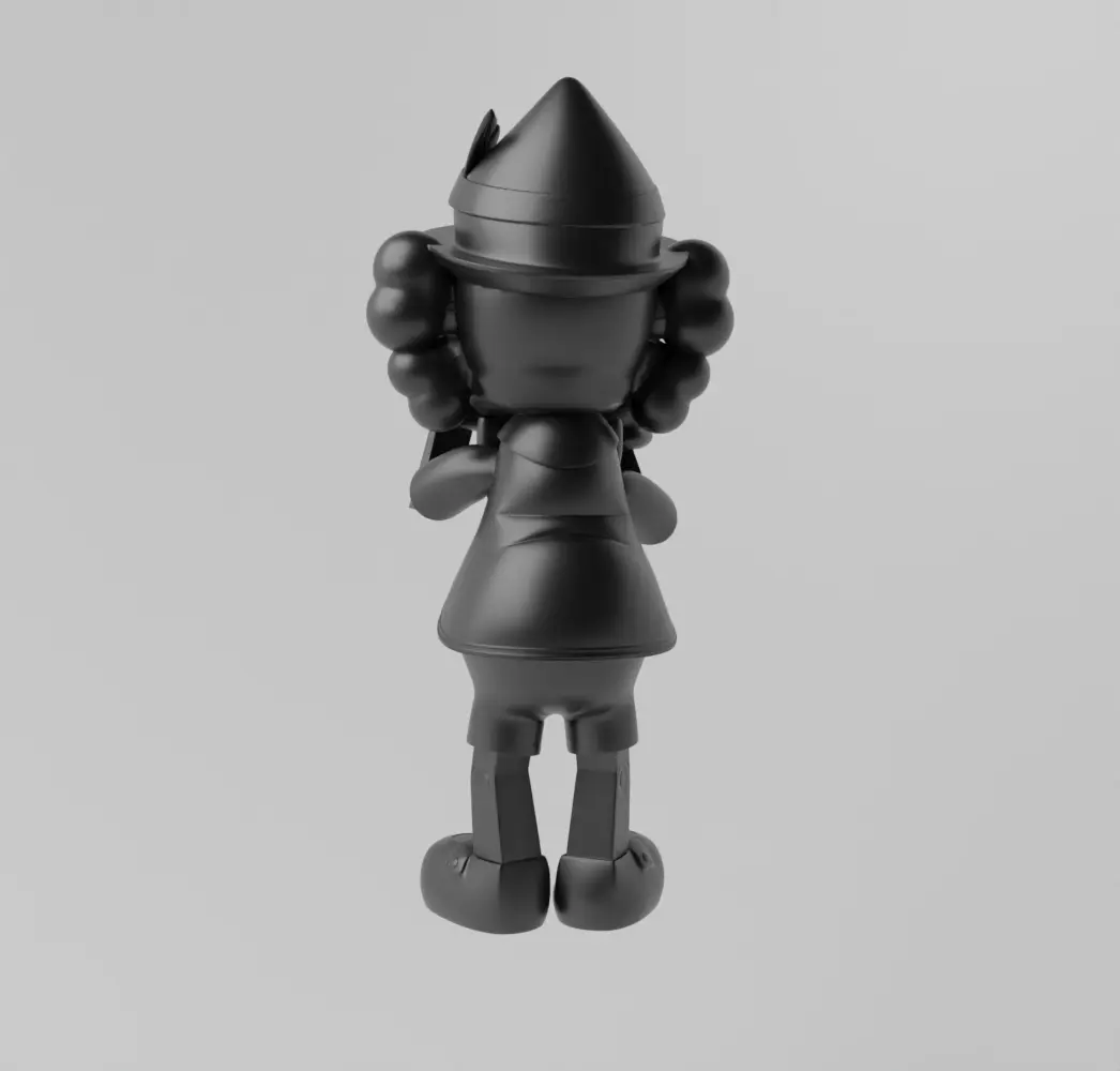 Kaws Pinocchio Art Toy Fan Art