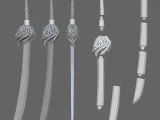 SPLIT SOUL BLADE – MAKI WEAPON | JUJUTSU KAISEN COSPLAY-7