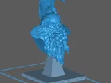Dwarf warrior bust-6