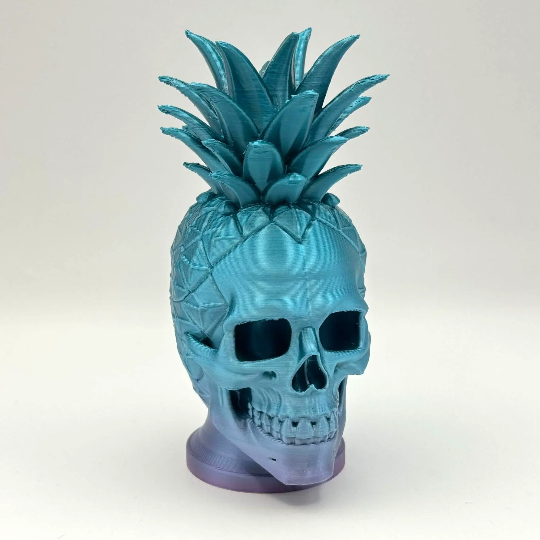 Pineapple Skull Decoration