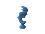 Estátua Abstrata da Face-2