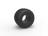 Monster Jam tire 20 Scale 1:25-0