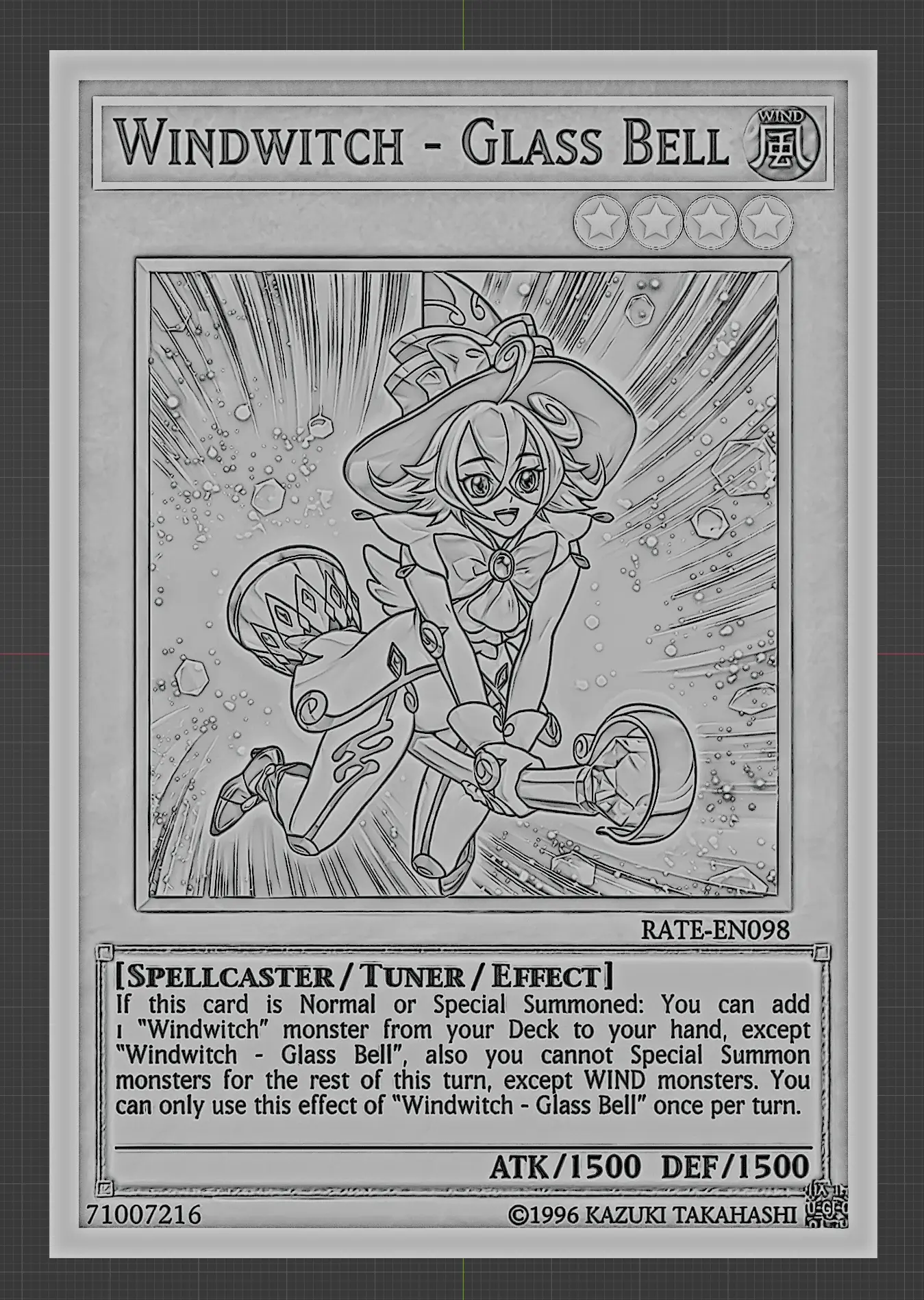 WINDWITCH - GLASS BELL - YUGIOH