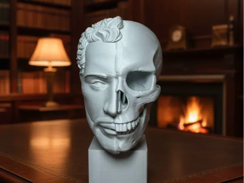 Anatomische Skulptur (Split-Face)