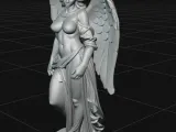 nude angel statue version 2-3