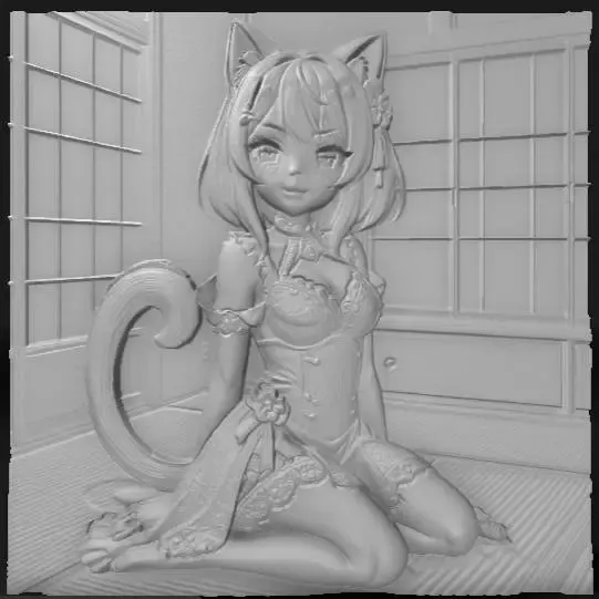 Japanese anime woman 6