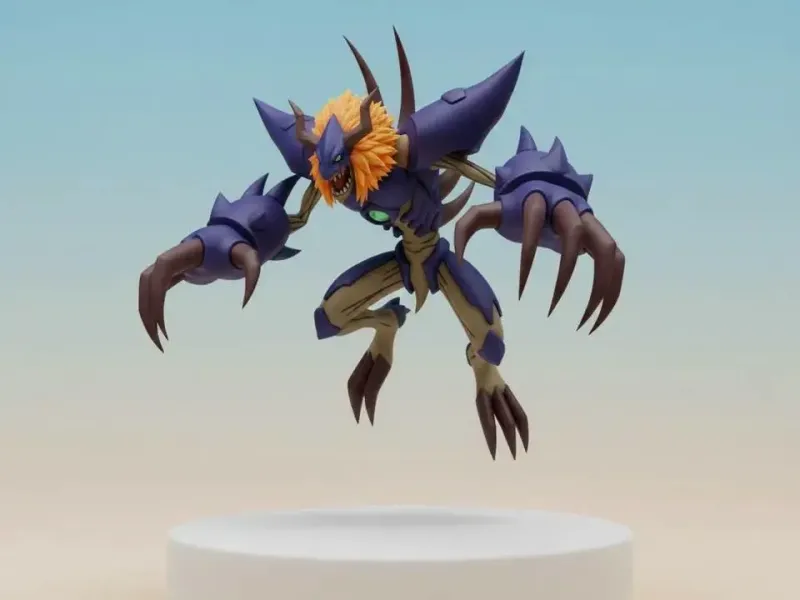 Diablomon Digimon Creature Model