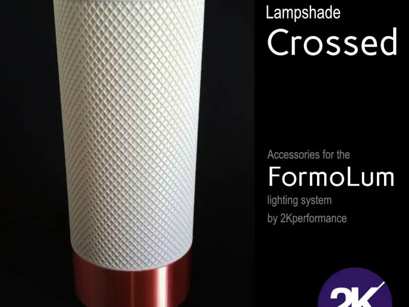 Lampshade CROSSED for the FormoLum system