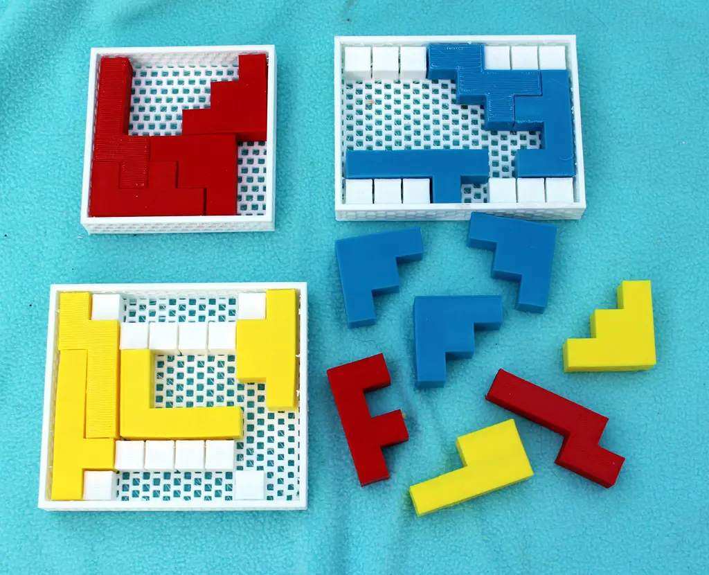 Nine Hexomino Puzzles