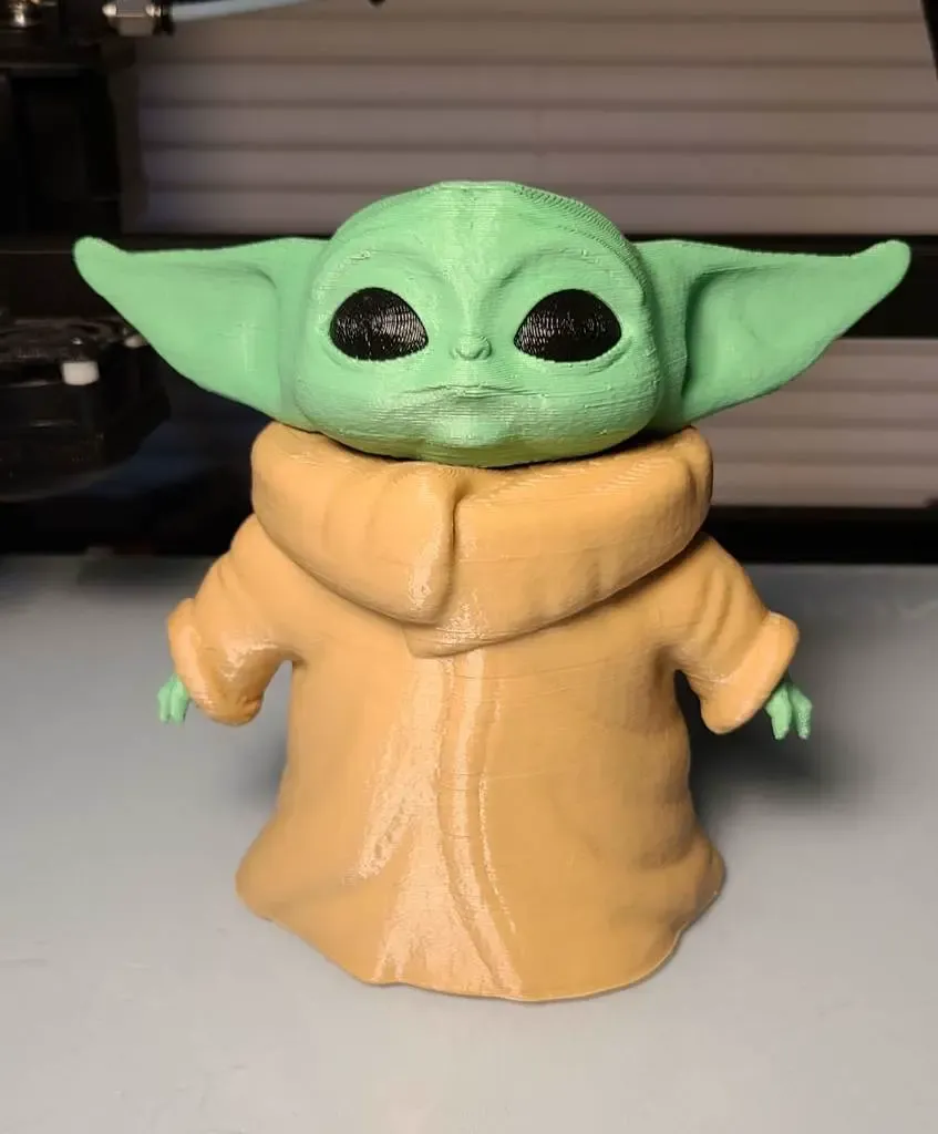Grogu - Baby Yoda - The Child - Now with separate eyes! 