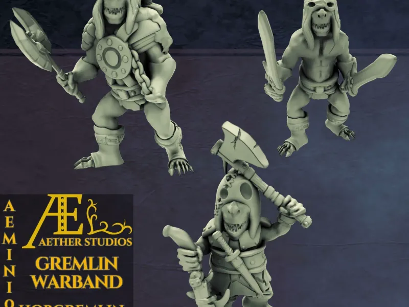 AEMINI02H - Gremlin Warband: Hobgremlin Taskmasters